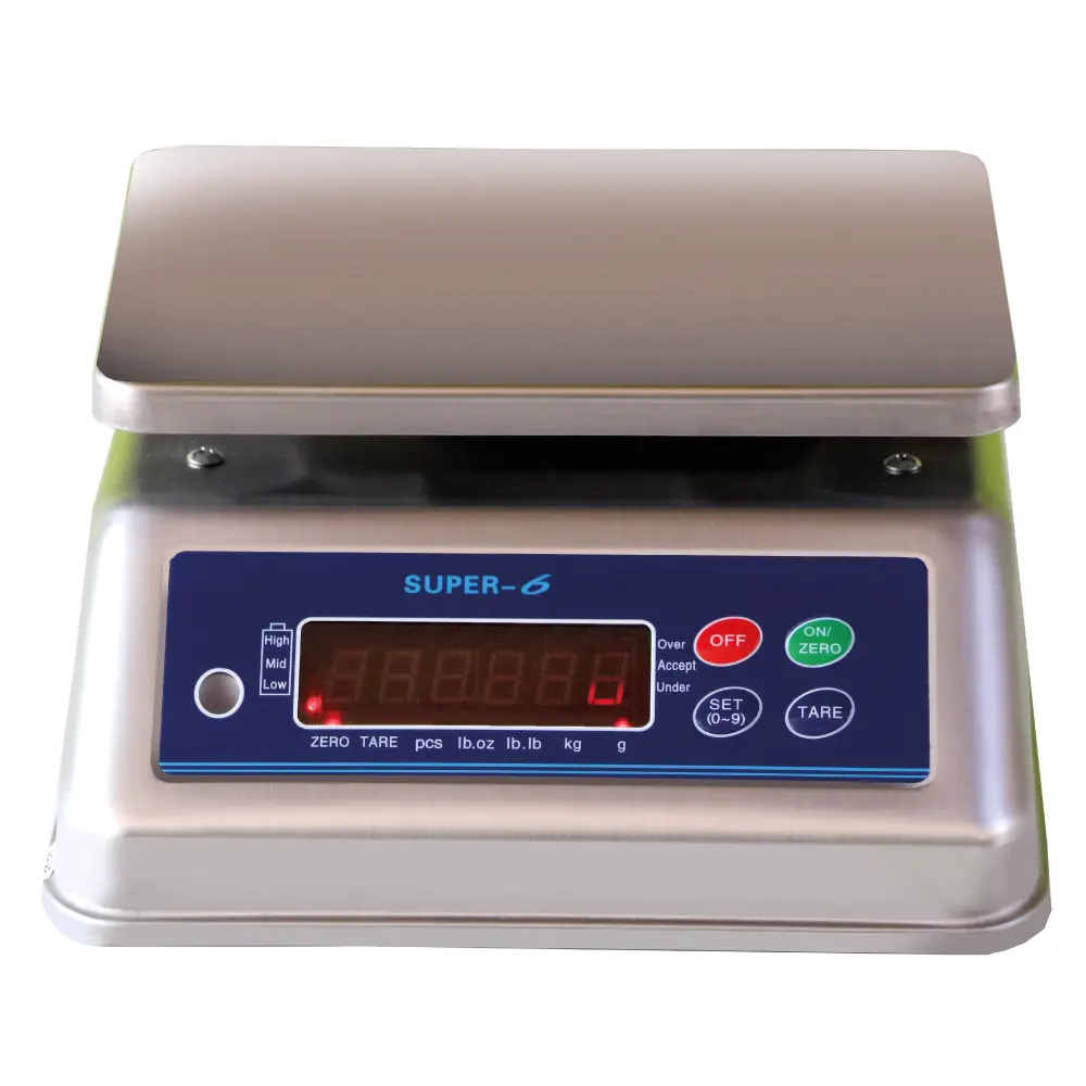 Balanza A prueba de Agua Súper S6 de 7.5 Kilos