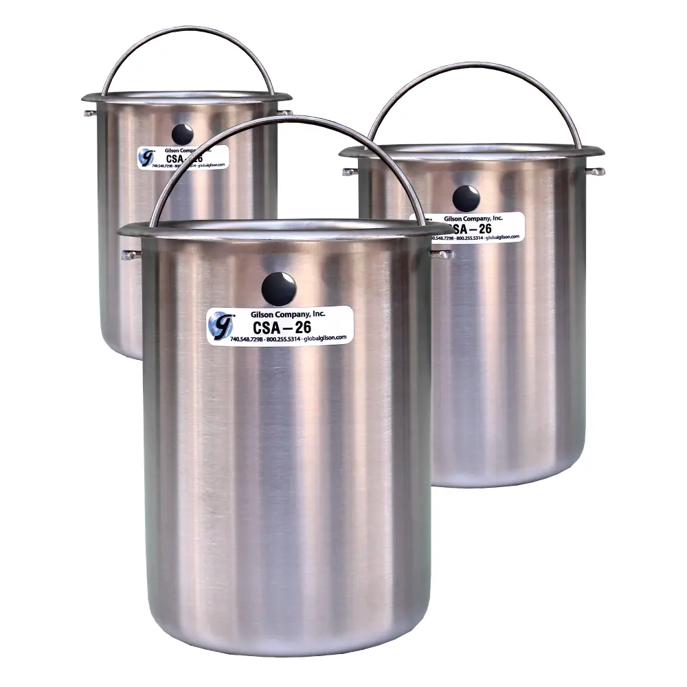 Recipiente de acero inoxidable de 1 Litro para Balanza Marcy